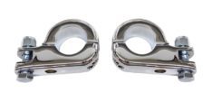 1.25 inch diameter Chrome Clamps