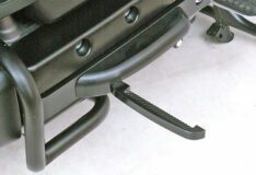 Black flip out highway-pegs gold wing